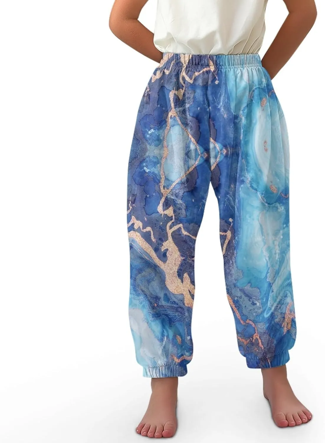 Xhuibop Harem Pants Girls Hip Hop Pants Girls Athletic Pants Sweat Pants