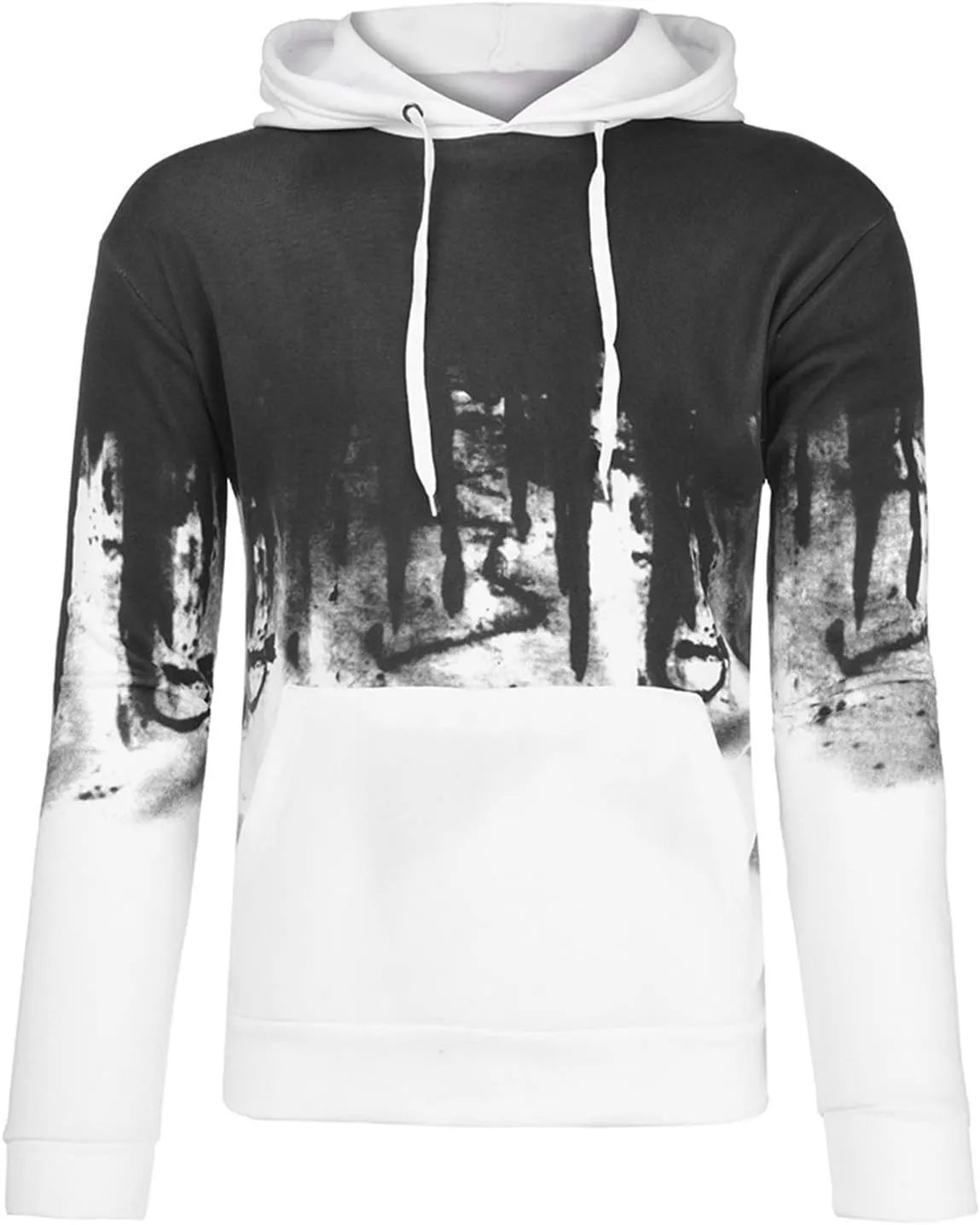Ymosrh Lightweight Hoodies for Men Pullover Long Sleeve Hooded Sweatshirt Tops Blouse Mens Casual Hoodies Pullover