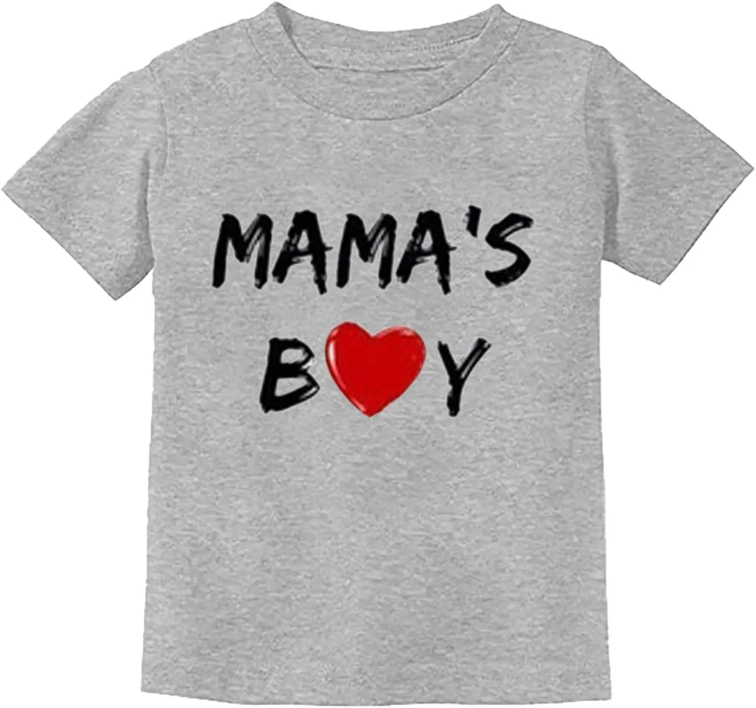 Youth Shirts Sleeve T-Shirts Kids Toddler Boys Letter Tops Tee Mother's Short Boys Tops