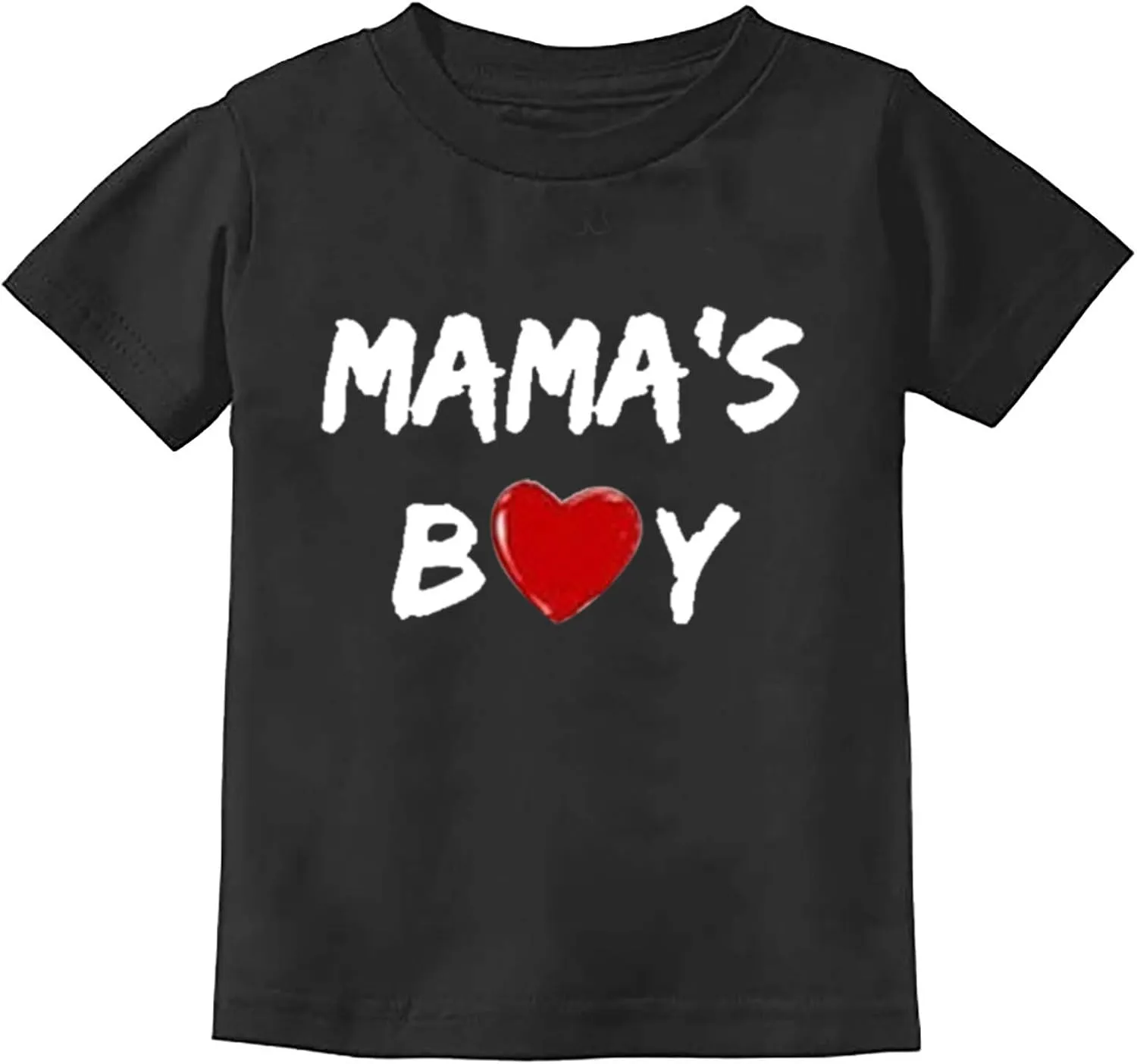 Youth Shirts Sleeve T-Shirts Kids Toddler Boys Letter Tops Tee Mother's Short Boys Tops