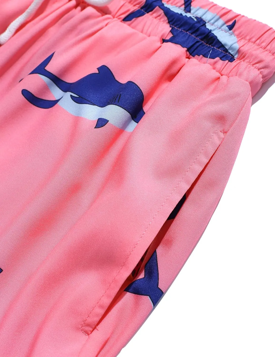 ZAFUL Mens Swim Trunks with Mesh Liner Quick Dry Swim Shorts with Pockets 2 in 1 Beach Shorts Elastic Waistband Board Shorts