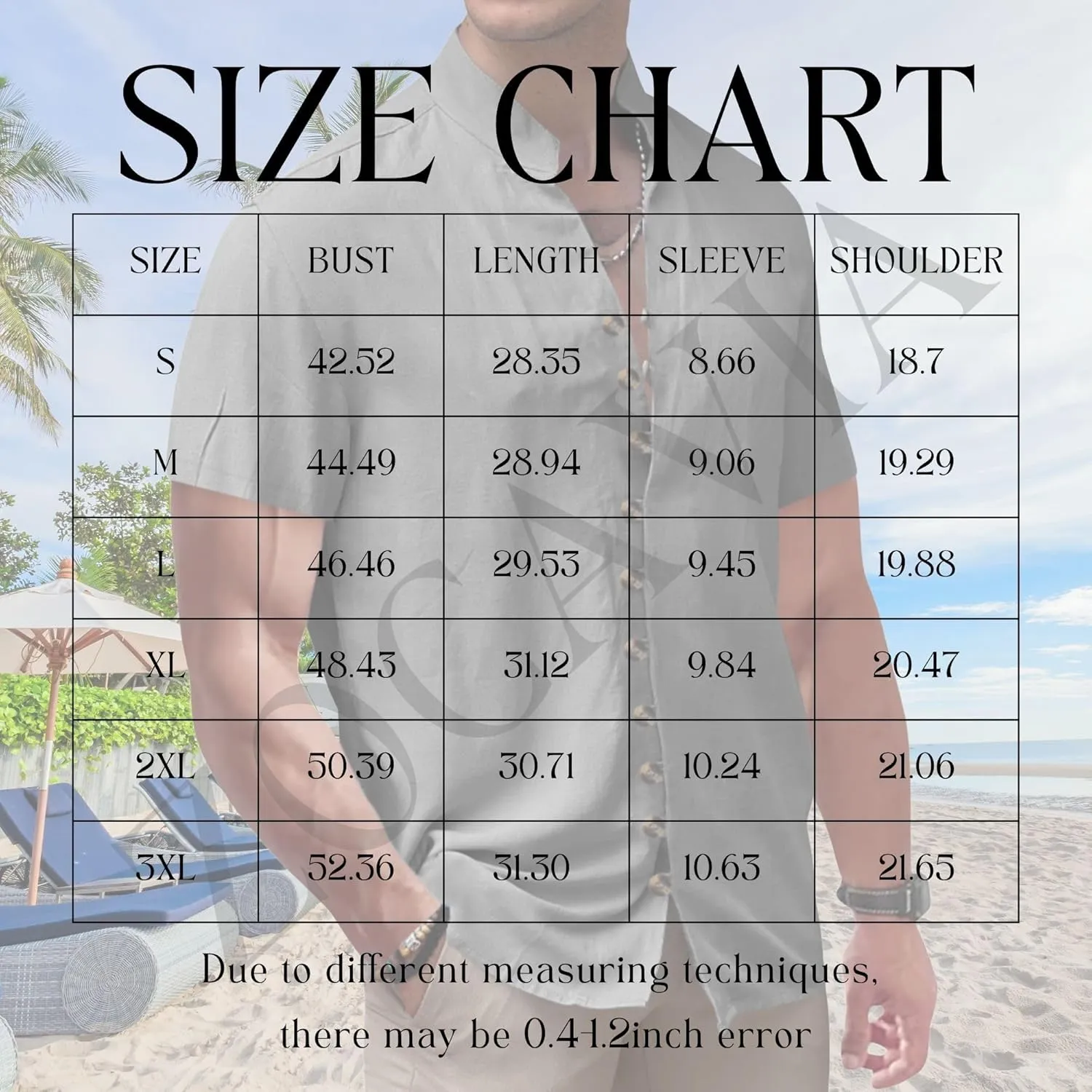 ZOCAVIA Mens Linen Shirts Summer Button Down Short Sleeve Shirt Fashion Stand Collared Top Retro Casual V Neck Beach T Shirts